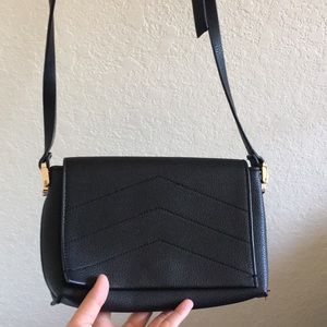 Simple black purse